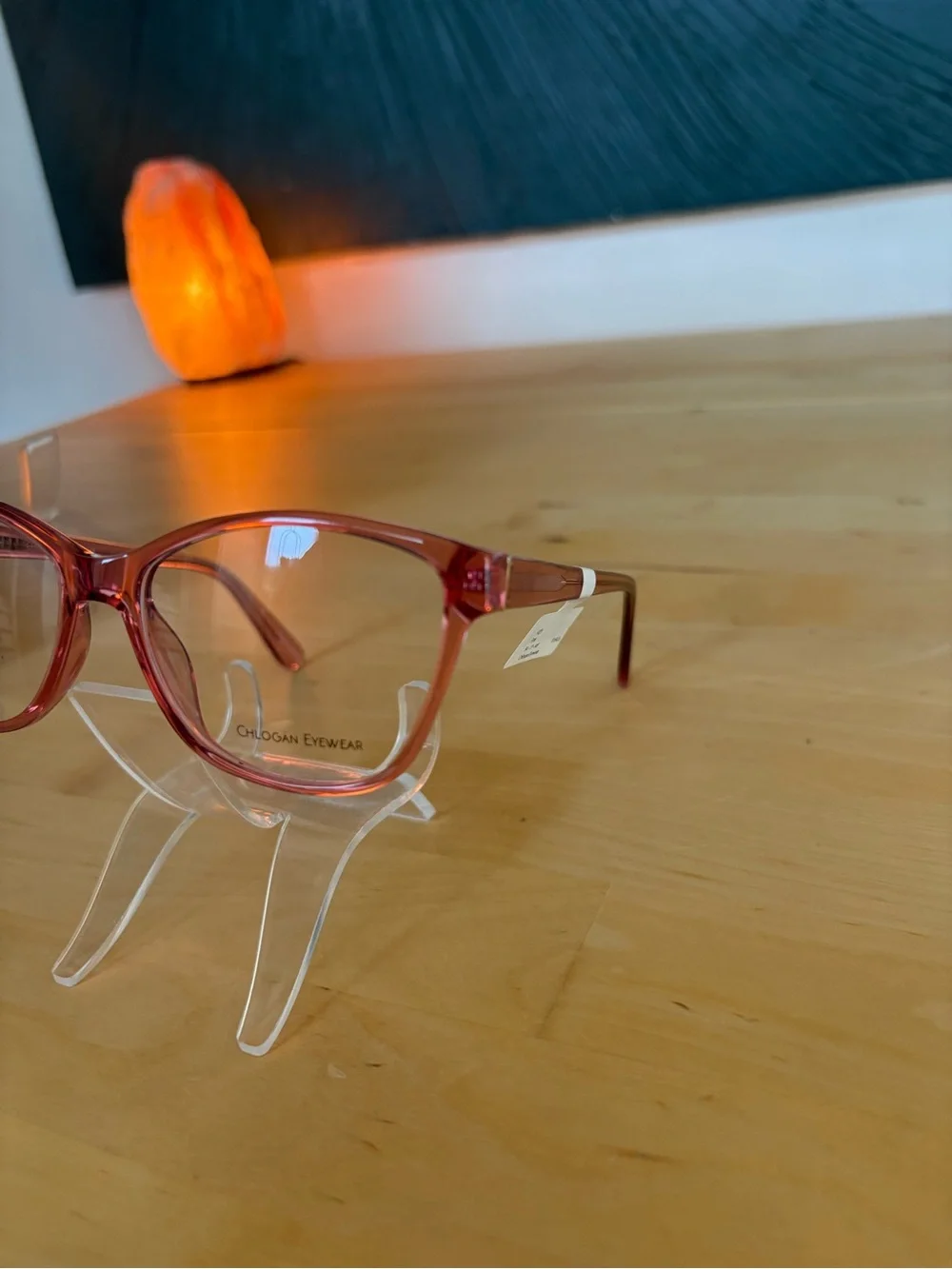 Chlogan Eyewear translucent pink